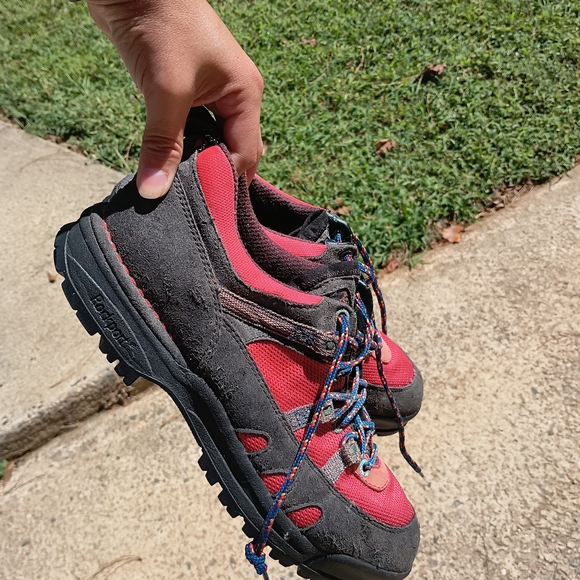Rockport Red and Black Athletic Shoes - Picture 1 of 8